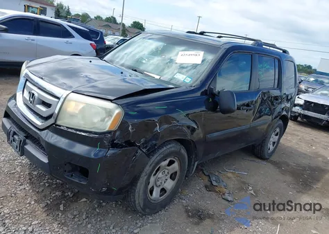 2010 Honda Pilot Lx из США, поврежденный, VIN 5FNYF4H20AB025885